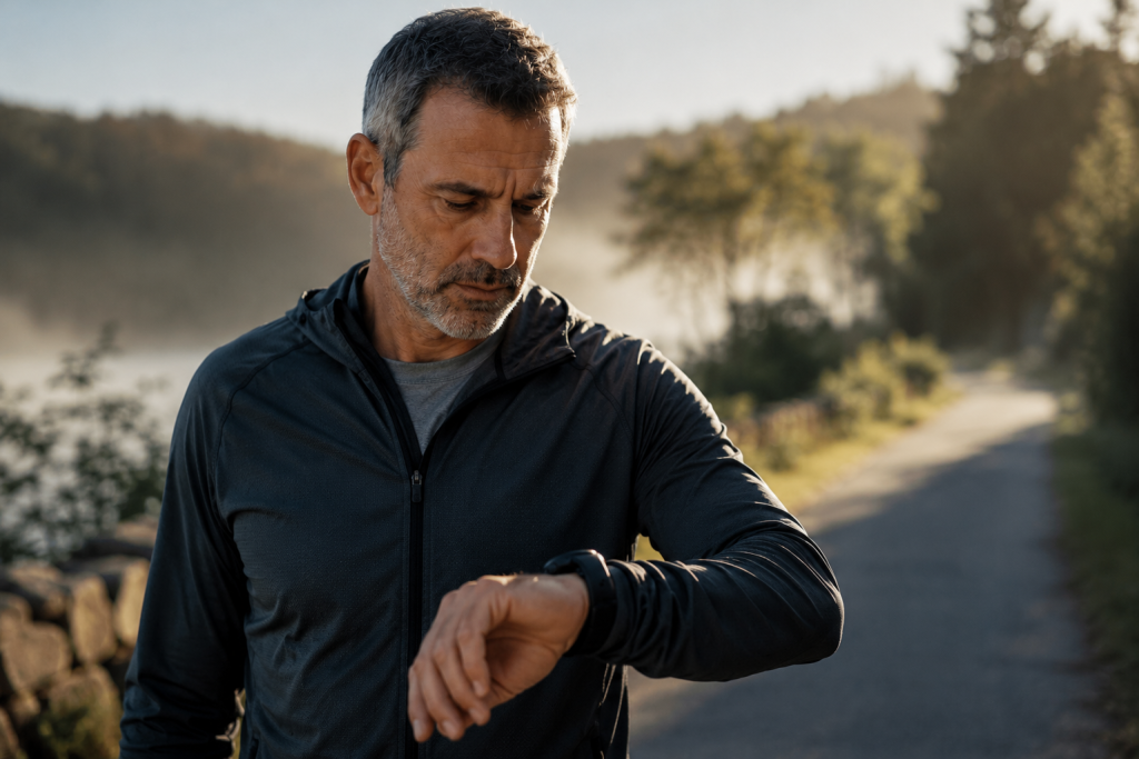 runner over 50 HRV basso Garmin recupero fermarsi