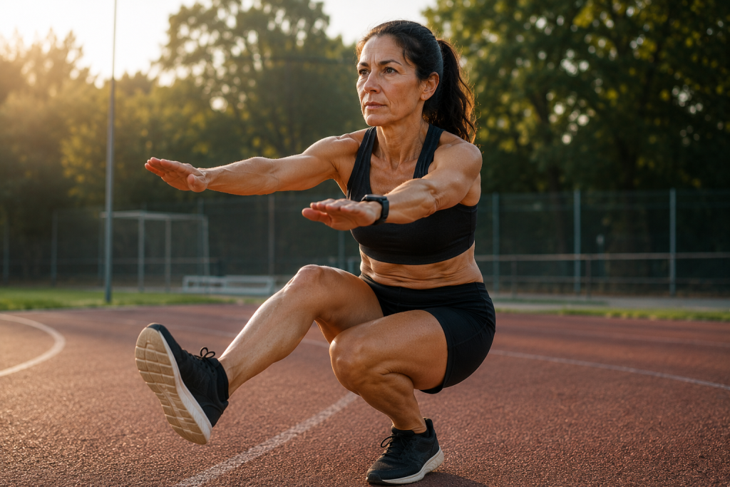 runner donna menopausa forza corsa esercizi muscolare